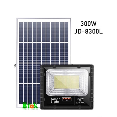 Đèn pha led năng lượng mặt trời 300 W JD-8300L