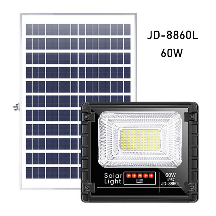 Đèn pha led năng lượng mặt trời  60W  JD-8860L – BitekSolar